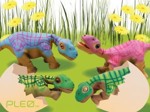 Pleo rb Dinosaurio robot - Family Pack